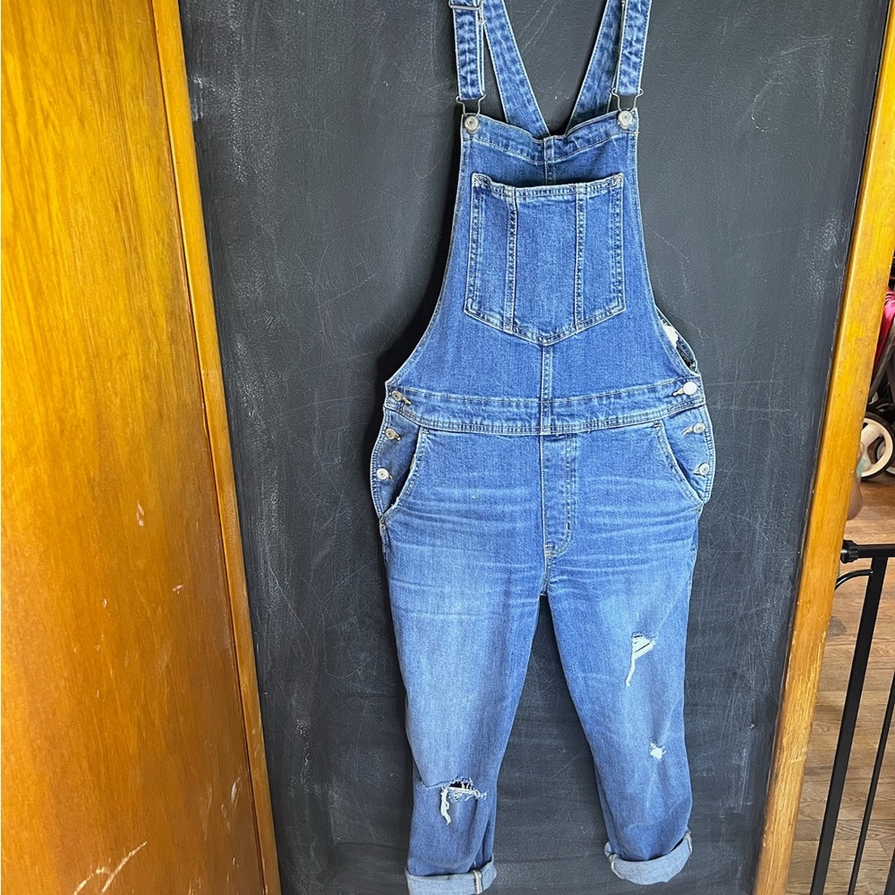 Old Navy Blue Denim Overalls